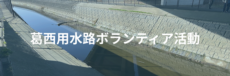 葛西用水路ボランティア活動