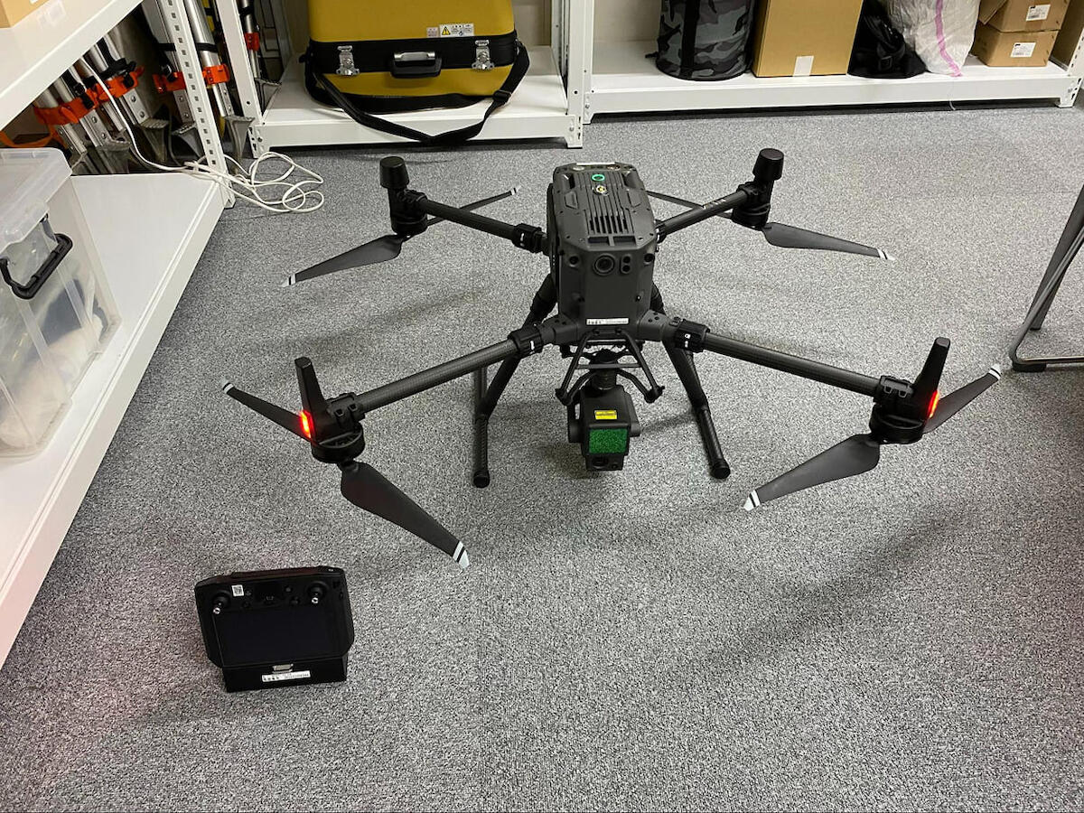 レーザー測量ドローン：Matrice 300 RTK