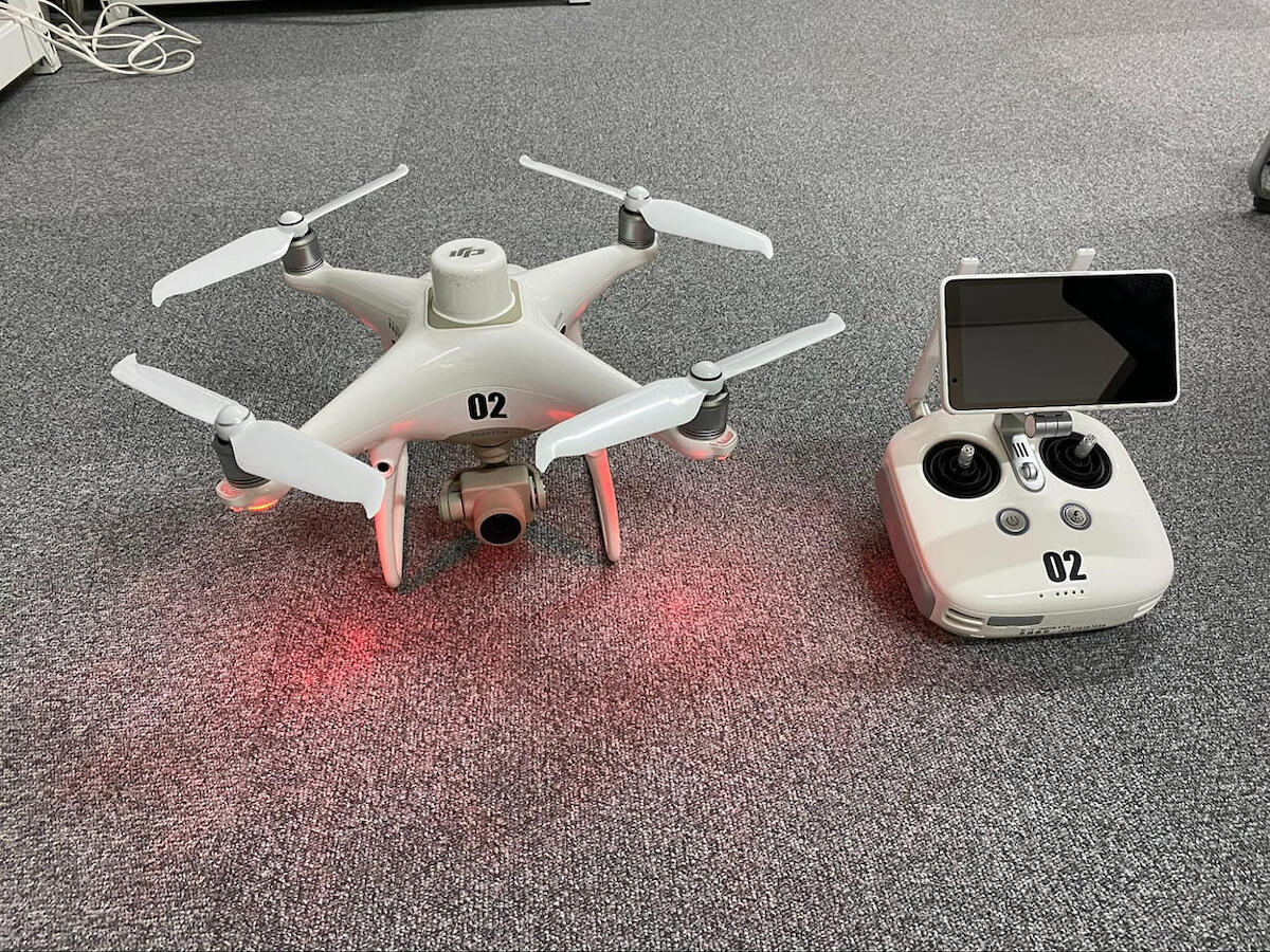 写真測量ドローン：Phantom 4 RTK