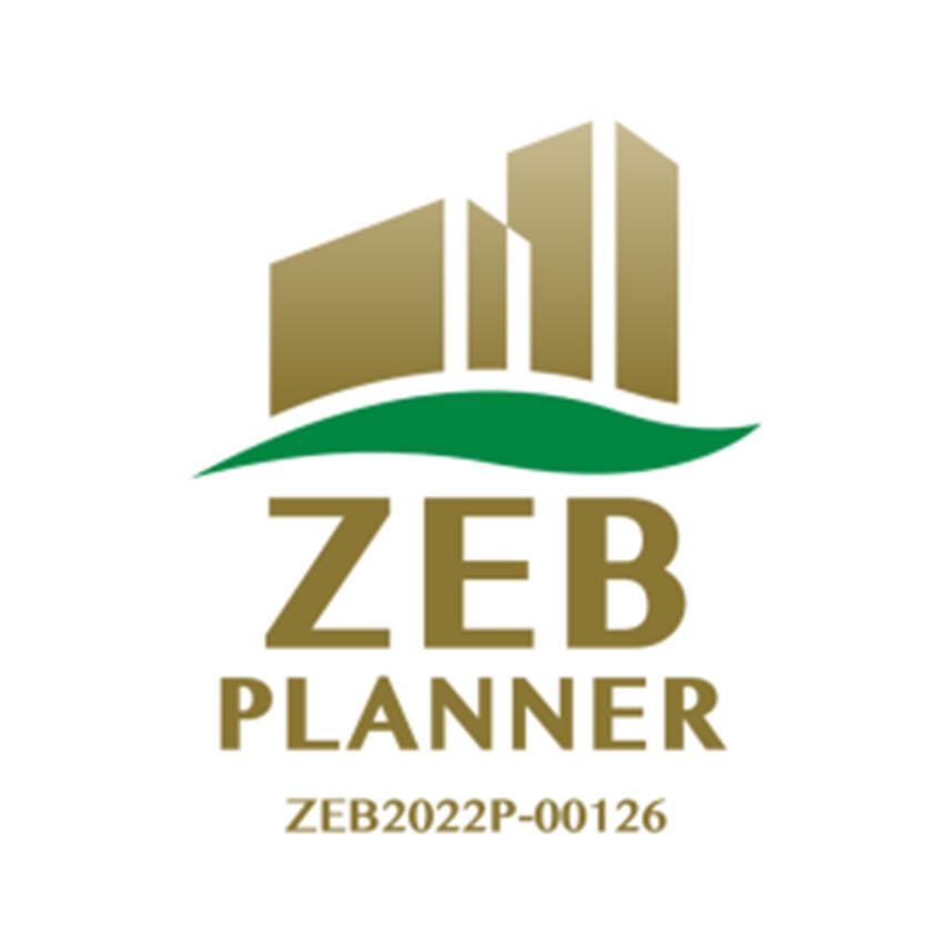 徳倉建設が取得している「ZEB PLANER」認証ロゴ（ZEB2022P-00126）