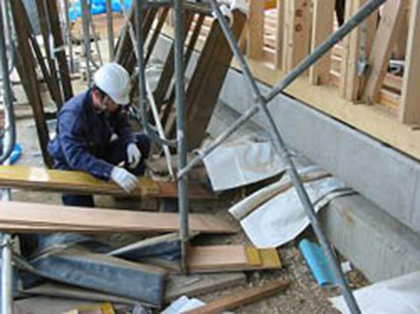 エアーウォール解体