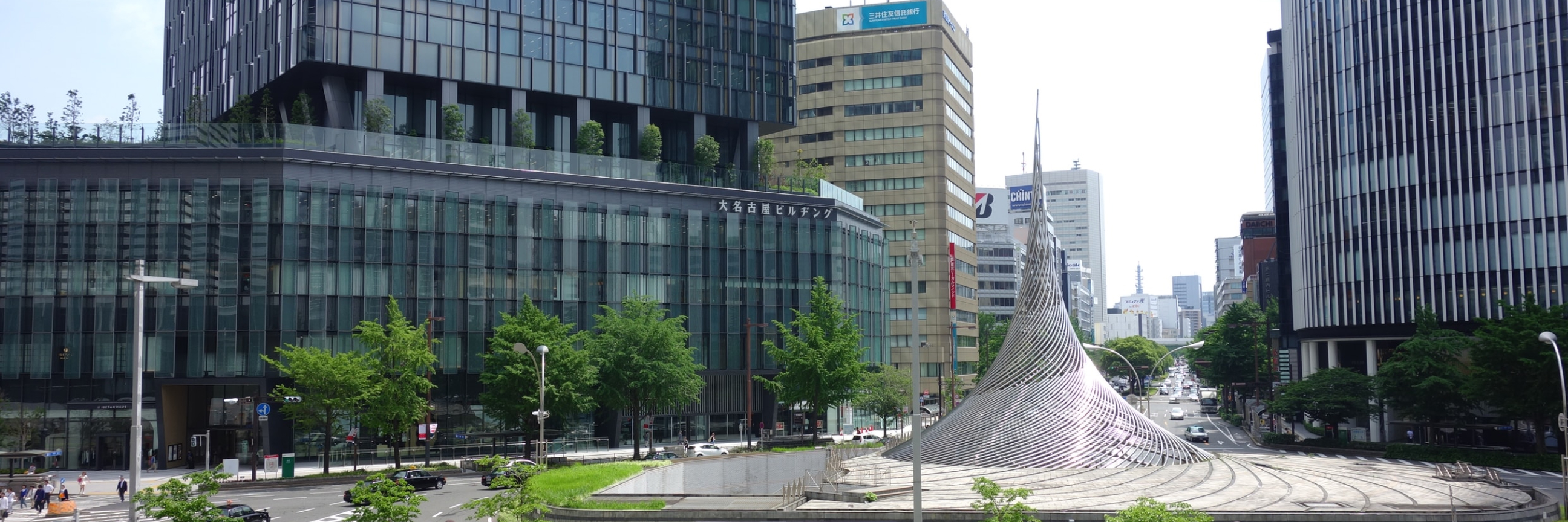 名古屋駅前の風景写真